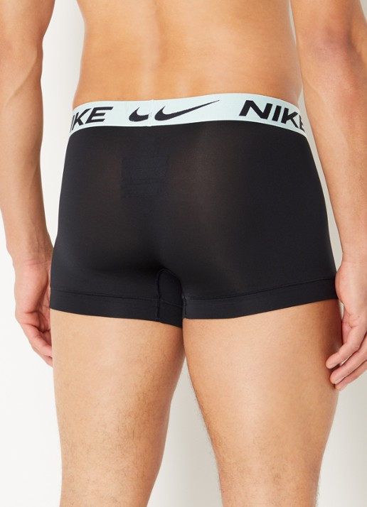 Nike Boxershorts met logoband in 3-pack - achterkant zwart