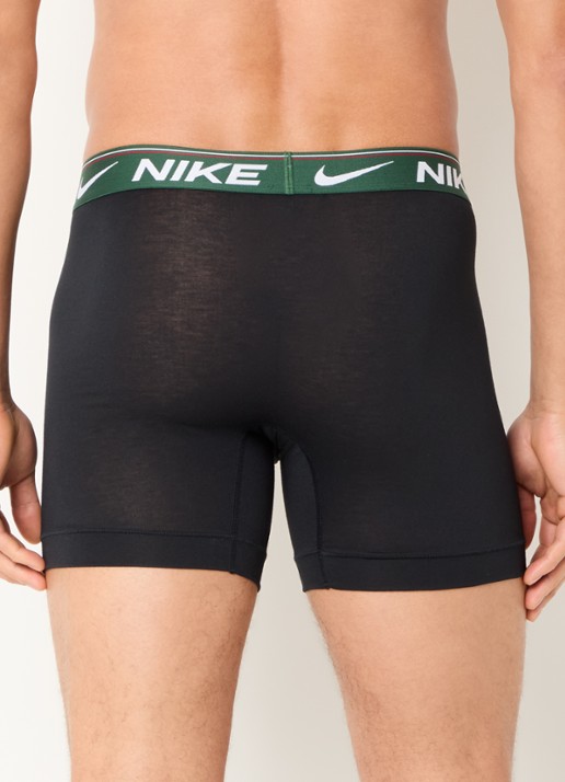Nike Boxershorts met logoband in 3-pack - achterkant 4 zwart