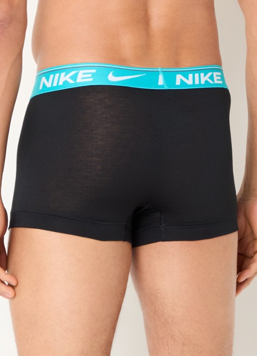 Nike Boxershorts met logoband in 3-pack - achterkant zwart