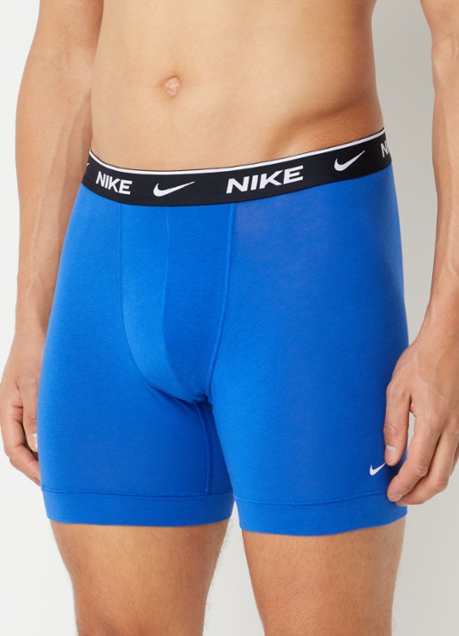 Nike Boxershorts met logoprint in 3-pack - voorkant 4 multicolor