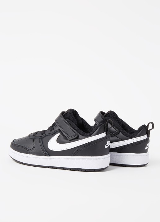 Nike Court Borough sneaker van leer - detail 3 zwart
