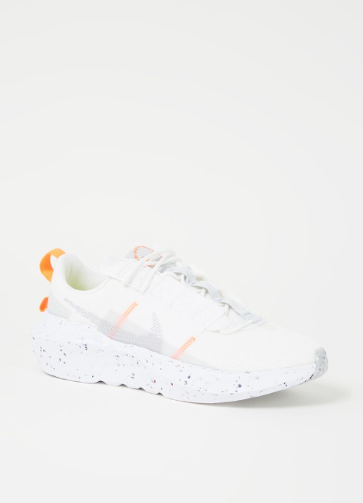 Nike Crater Impact sneaker met mesh detail - voorkant gebroken wit