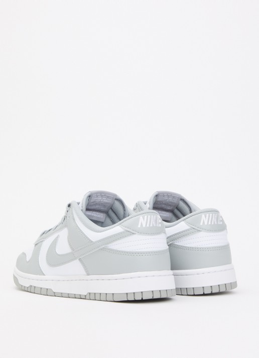 Nike Dunk Low sneaker van leer - achterkant 5 grijs