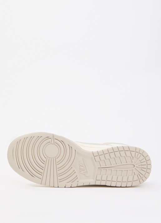 Nike Dunk Low sneaker van leer - detail 5 gebroken wit