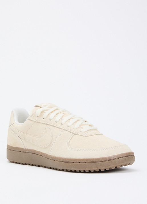 Nike Field General sneaker van suède - voorkant 5 creme