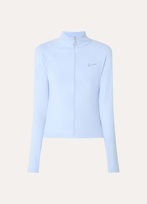 Nike Fitted vest met opstaande kraag - voorkant 2 lichtblauw