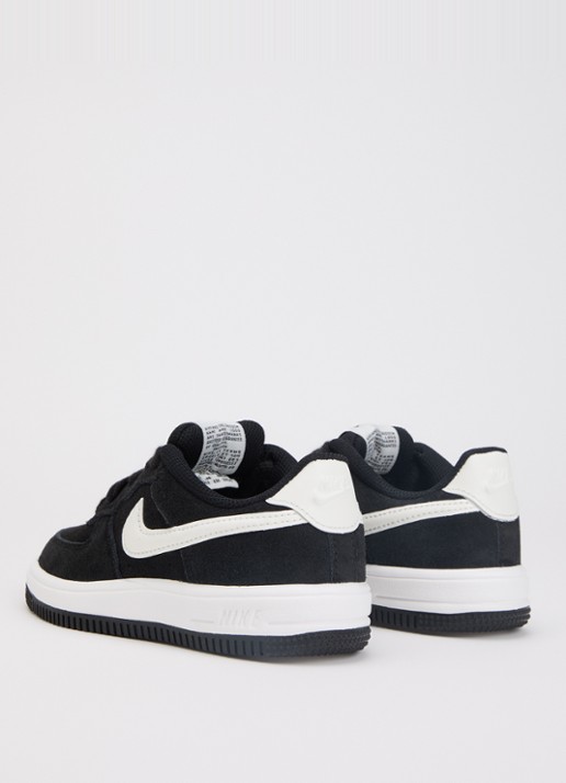 Nike Force 1 sneaker van suède - achterkant 4 zwart