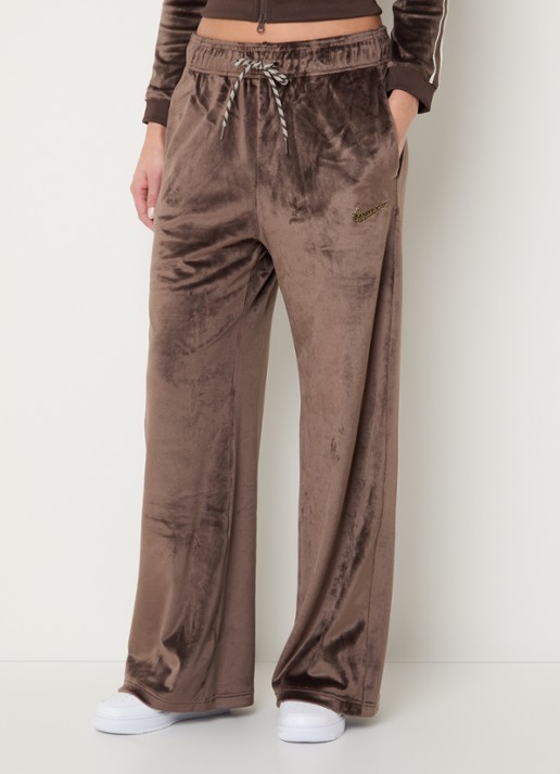 Nike High waist flared fit joggingsbroek van fluweel