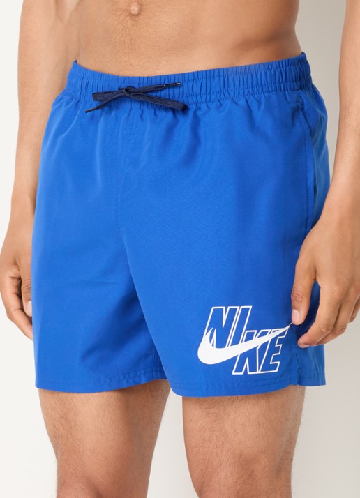 Nike Loose fit zwemshort met logo en steekzakken
