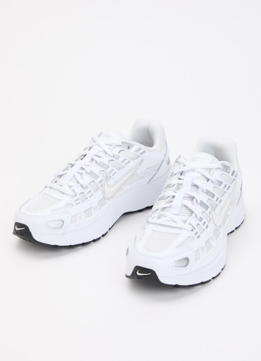 Nike P-6000 sneaker met leren details - detail 3 wit