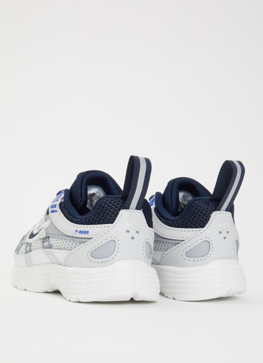 Nike P-6000 sneaker met mesh details - achterkant donkerblauw