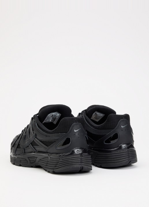 Nike P-6000 sneaker met mesh details - achterkant zwart