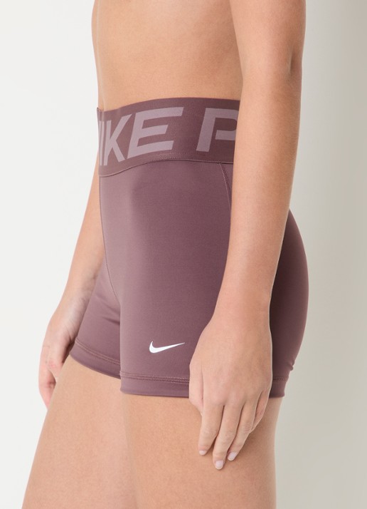 Nike Pro Sculpt high waist skinny fit fietsbroek met dri-FIT en logoband - detail 5 taupe