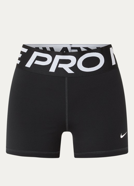 Nike Pro Sculpt high waist skinny fit fietsbroek met dri-FIT en logoband - voorkant 2 zwart