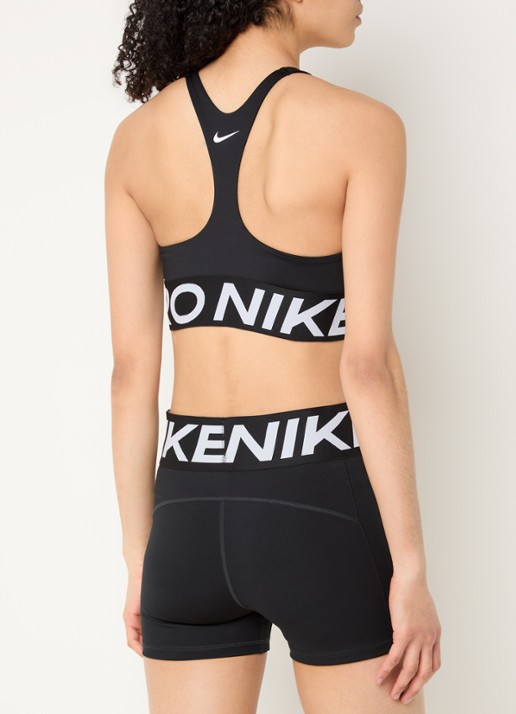 Nike Pro Sculpt sport bh met medium support en Dri-FIT - achterkant 4 zwart