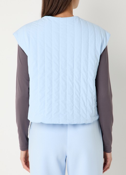 Nike Reversible bodywarmer met steekzakken - achterkant lichtblauw