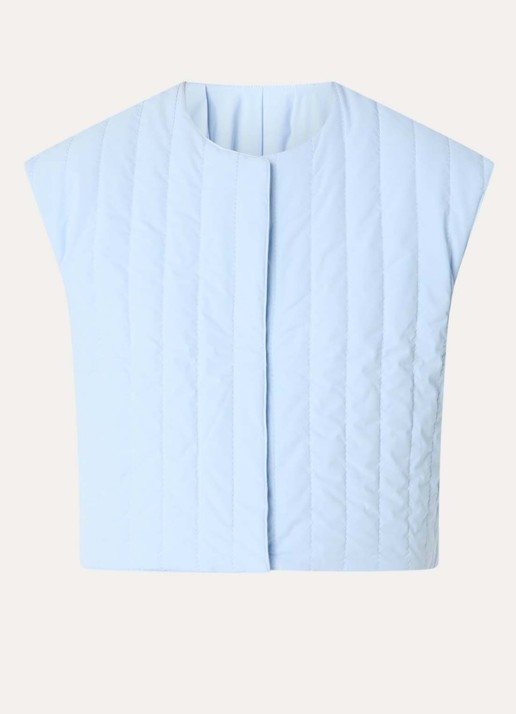 Nike Reversible bodywarmer met steekzakken - voorkant 3 lichtblauw