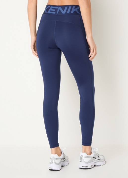 Nike Sculpt high waist skinny fit trainingslegging - achterkant 5 donkerblauw