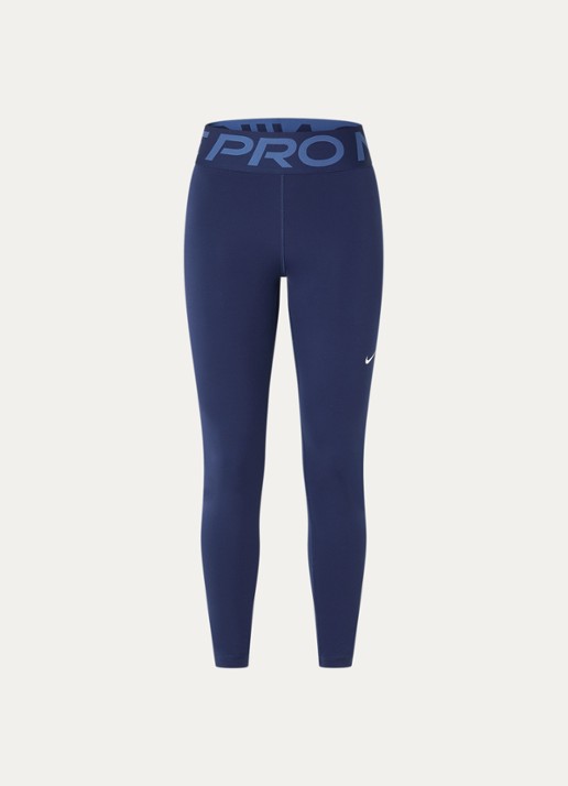 Nike Sculpt high waist skinny fit trainingslegging - voorkant donkerblauw