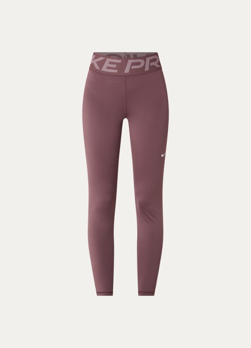 Nike Sculpt high waist skinny fit trainingslegging - voorkant 2 taupe