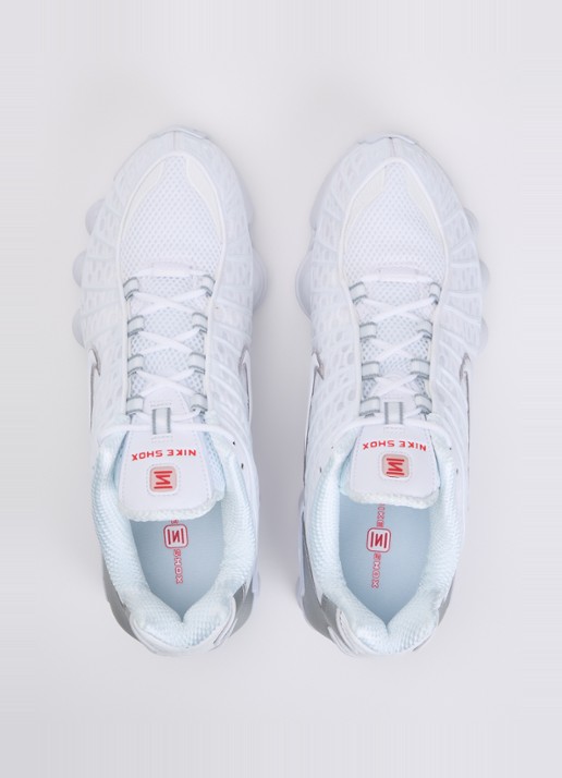Nike Shox TL sneaker met mesh details - detail 2 wit