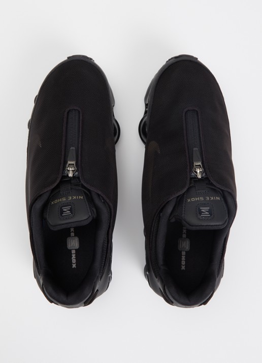 Nike Shox TL sneaker van mesh - detail 3 zwart