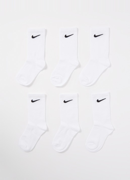 Nike Sokken met logo in 6-pack