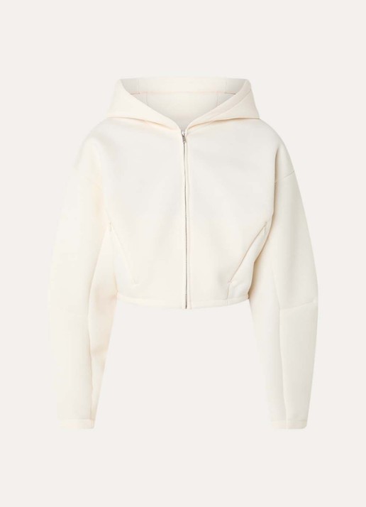 Nike Sweatvest met capuchon - voorkant gebroken wit
