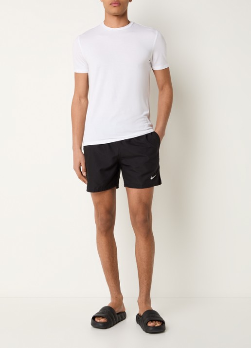 Nike Volley 5 zwemshorts met steekzakken - voorkant 4 zwart