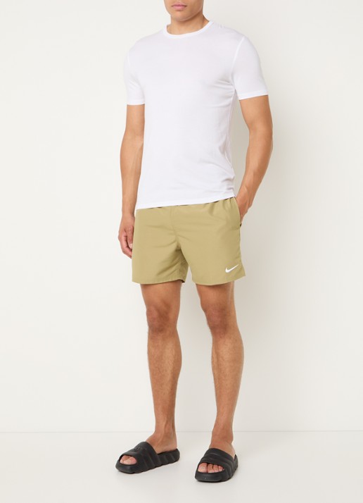 Nike Volley 5 zwemshorts met steekzakken - voorkant 3 beige