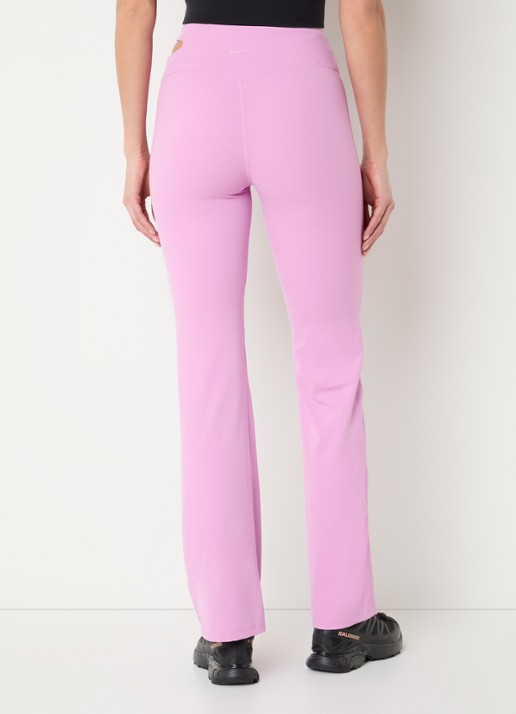 Nike Zenvy high waist flared fit trainingslegging met Dri-FIT - achterkant 5 roze