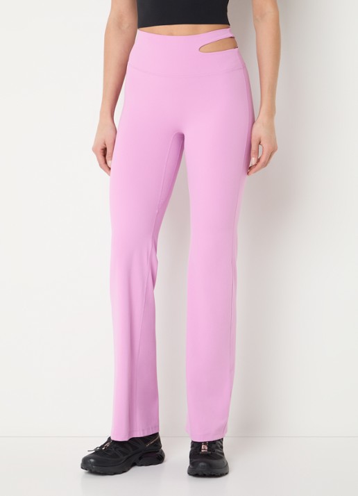 Nike Zenvy high waist flared fit trainingslegging met Dri-FIT