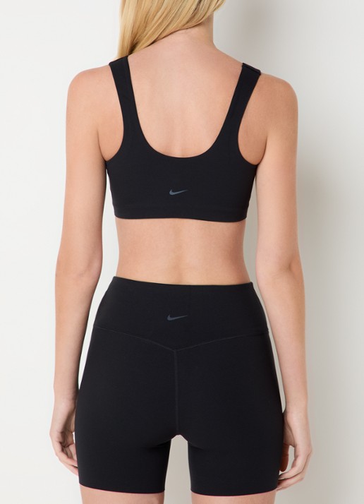 Nike Zenvy sport bh met light support en dri-FIT - achterkant 4 zwart
