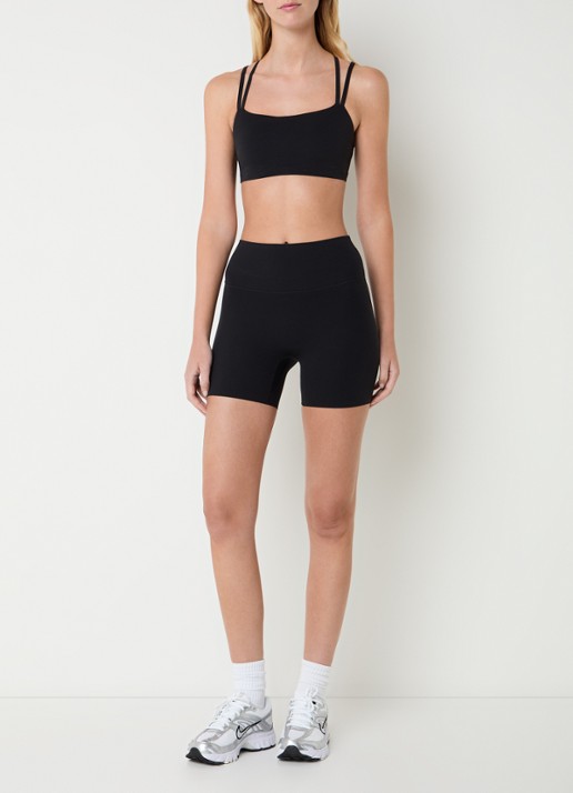 Nike Zenvy sport bh met light support en dri-FIT - voorkant 2 zwart