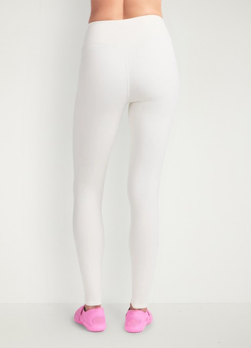 NikeSKIMS Matte high waist skinny fit trainingslegging - achterkant 3 gebroken wit