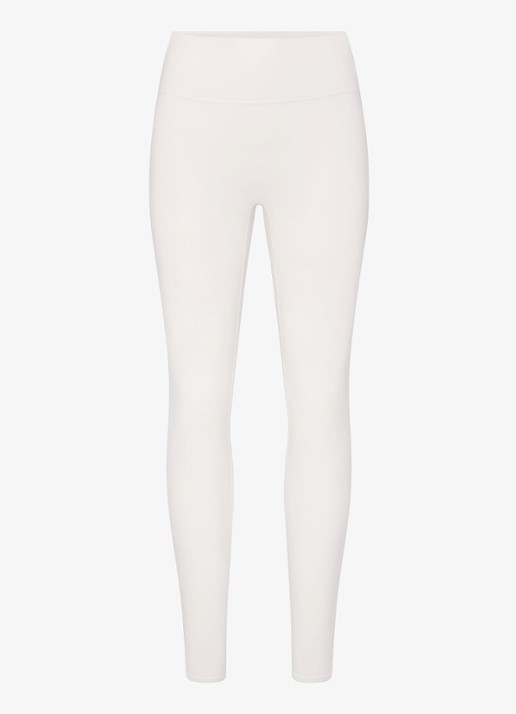 NikeSKIMS Matte high waist skinny fit trainingslegging - voorkant 4 gebroken wit