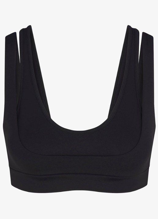 NikeSKIMS Matte sport bh met light support - voorkant zwart