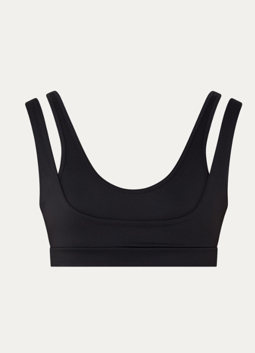 NikeSKIMS Matte sport bh met light support - voorkant zwart