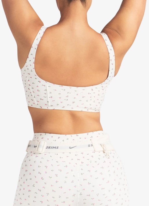NikeSKIMS Matte sport bh met medium support - achterkant multicolor