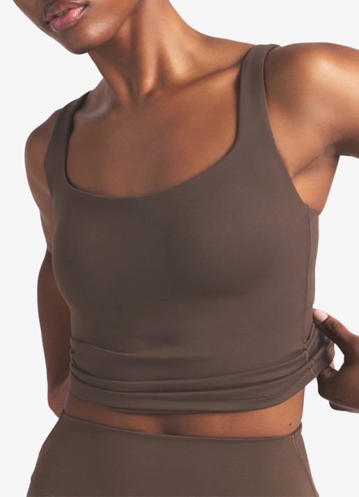 NikeSKIMS Matte trainings crop top met stretch