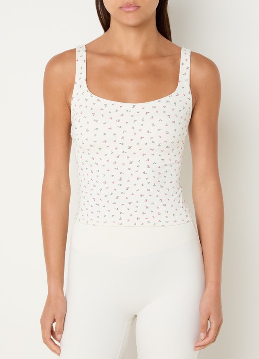 NikeSKIMS Matte trainings crop top met stretch