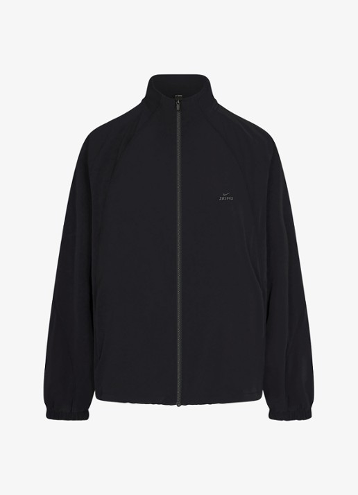 NikeSKIMS Oversized trackvest met logo en ritszakken - voorkant zwart