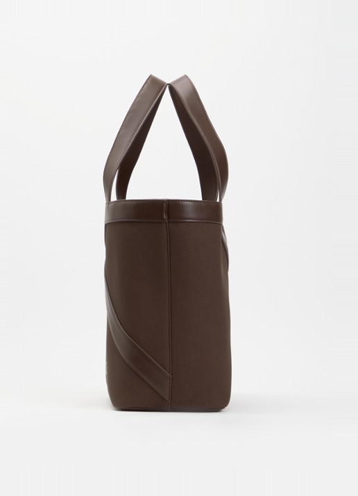 NIKKIE Alvino shopper met logo - detail 2 bruin