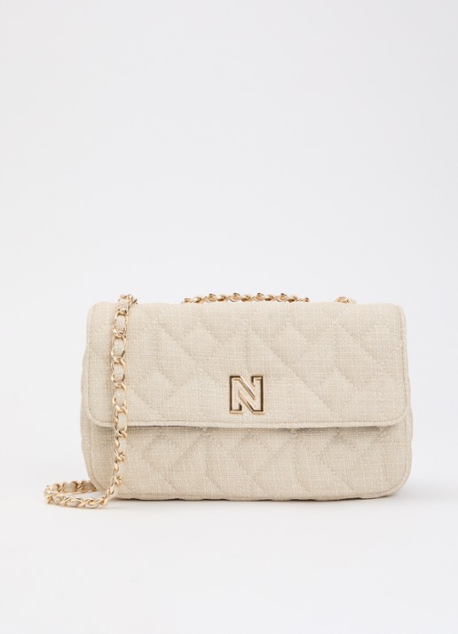 NIKKIE Ann crossbodytas met quilt patroon