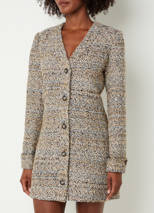 NIKKIE Azaria mini blazerjurk met strass