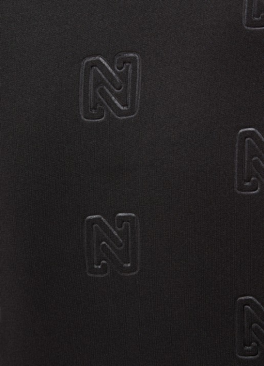 NIKKIE Inverell sweater met 3D logoprint - detail 5 zwart