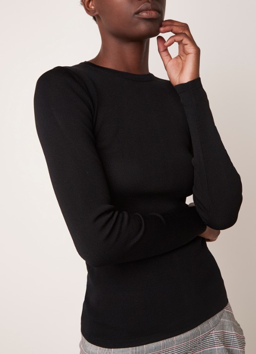 NIKKIE Jolie fijngebreide fitted top