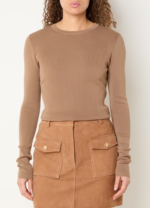 NIKKIE Jolie fijngebreide longsleeve met stretch