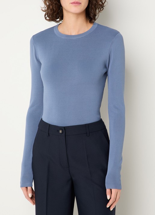 NIKKIE Jolie fijngebreide longsleeve met stretch