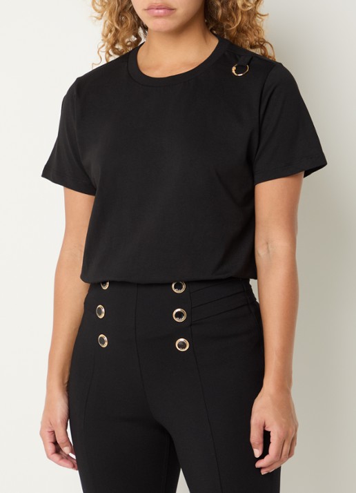 NIKKIE Logo Ring T-shirt met ronde hals
